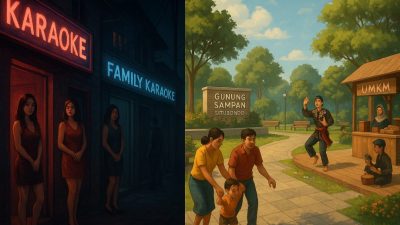 Mewarnai Ulang Luka Lama: Tantangan Membangun Ulang Gunung Sampan