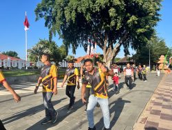 Rutan Situbondo Gelar Jalan Santai Meriahkan HUT ke-80 RI